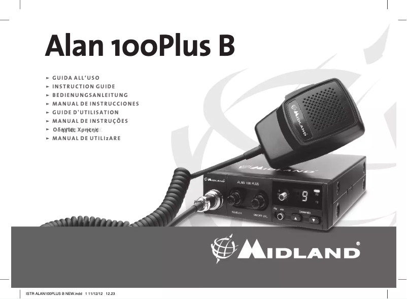 Image de la première page du manuel de l'appareil ALAN 100 PLUS B