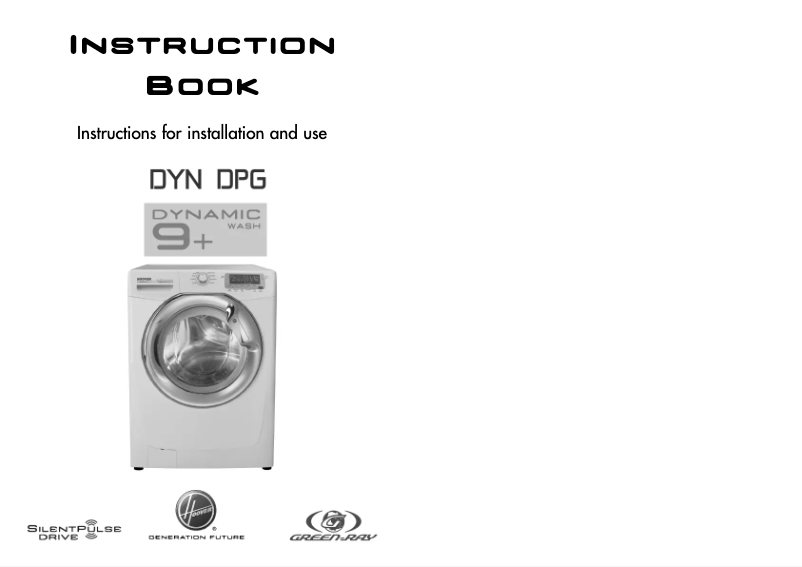 Page 1 de la notice Manuel utilisateur Hoover DYN 9164DPG/L-80