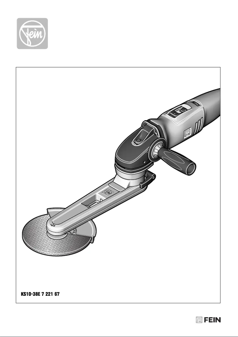 Page 1 de la notice Manuel utilisateur Fein KS 10-38 E