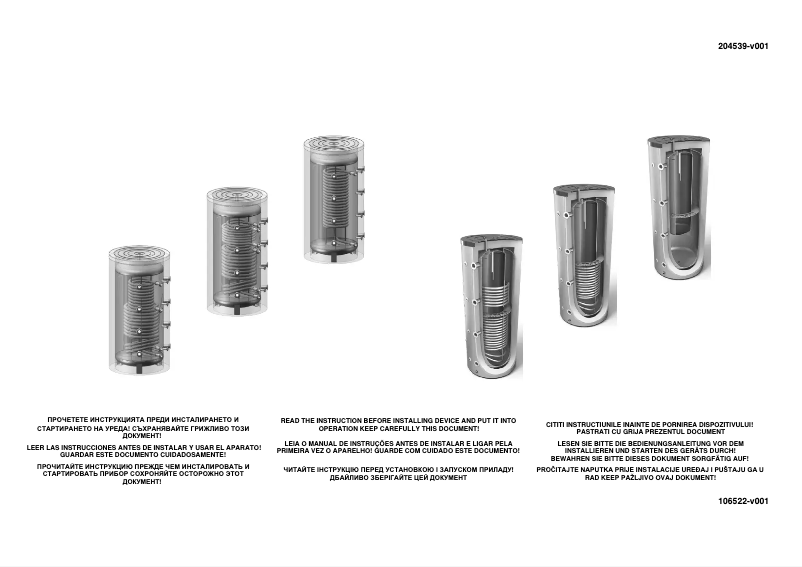 Page 1 de la notice Manuel utilisateur Tesy V 12/8 S2 1500 120 EV 300 55 C