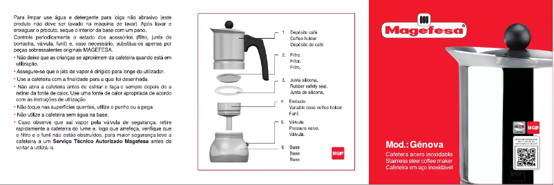 Página 1 del manual Manual de usuario Magefesa Génova