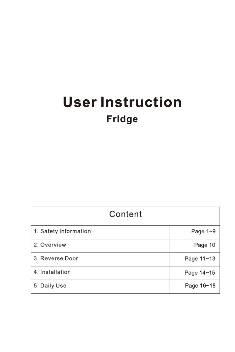 Image de la première page du manuel de l'appareil COHS 38E36W