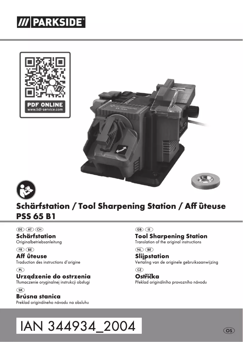Page n°1 - Manuel utilisateur Parkside PSS 65 B1