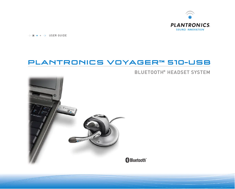 Page n°1 - Manuel utilisateur Plantronics Voyager 510-USB