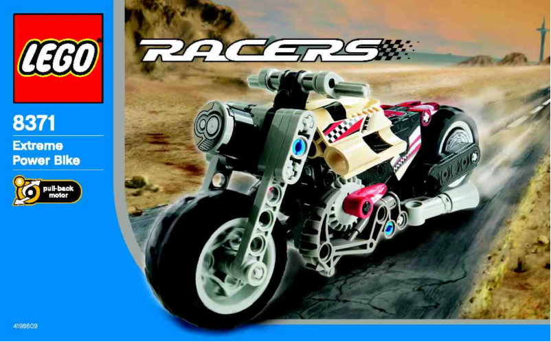 Page 1 de la notice Manuel utilisateur Lego Racers 8371