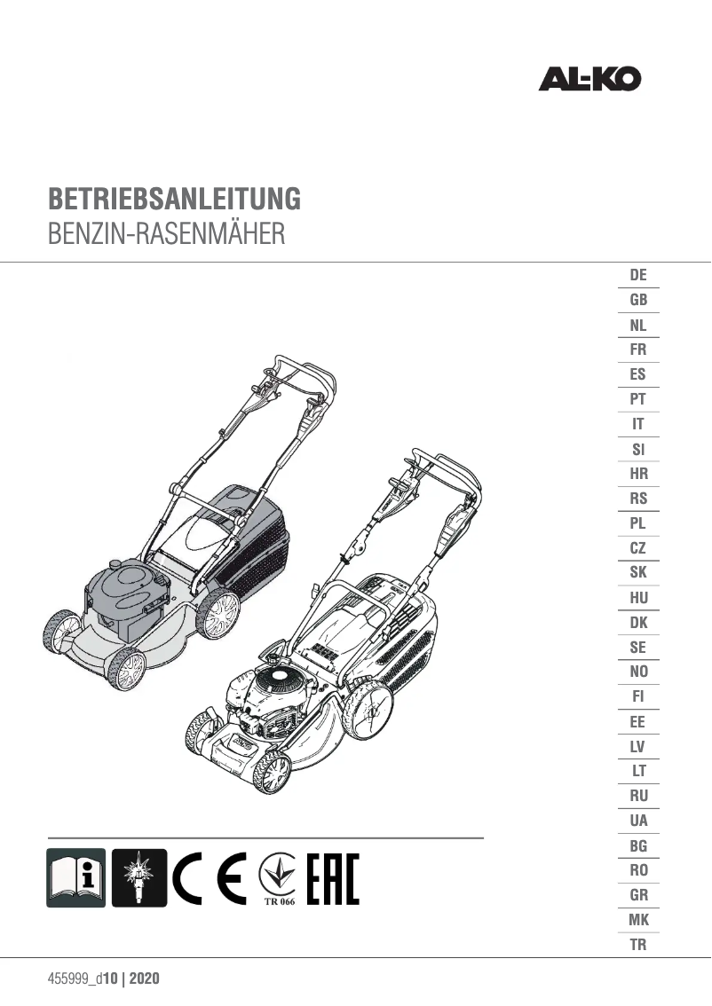 Page n°1 - Manuel utilisateur AL-KO Solo 5251 VS-B