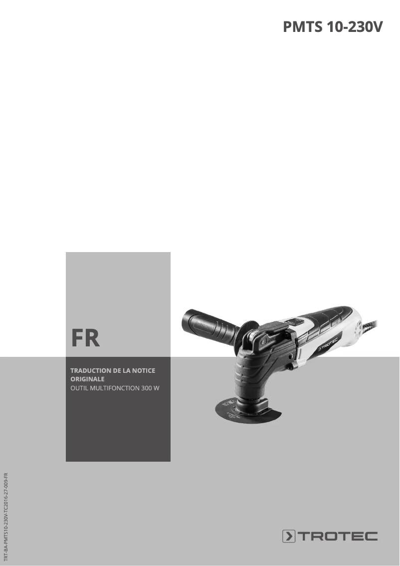 Página 1 del manual Manual de usuario Trotec PMTS 10-230V
