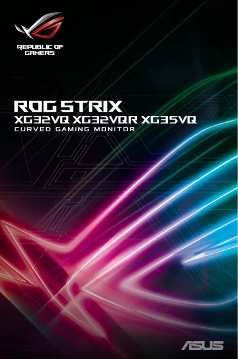 Página 1 del manual Manual de usuario Asus ROG Strix XG32VQR