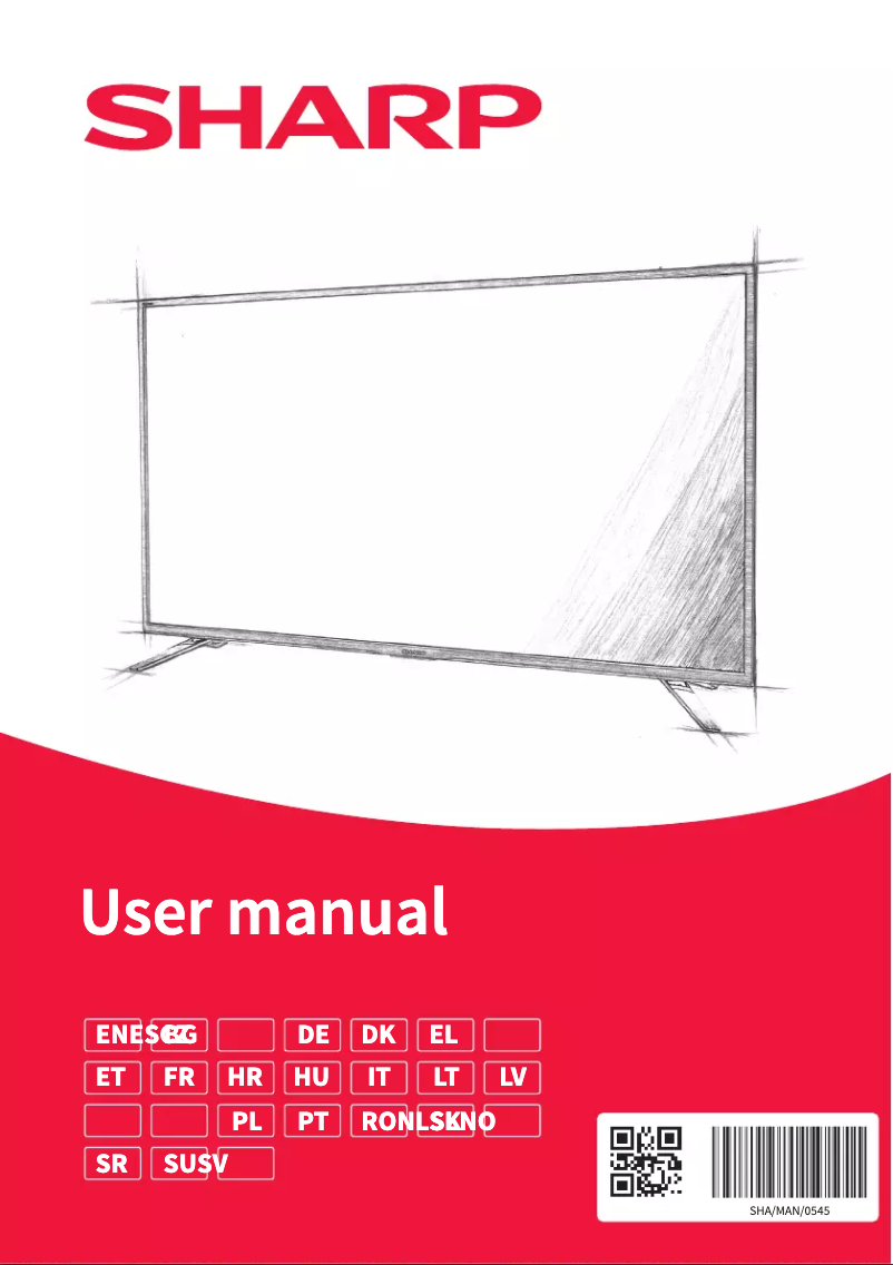 Page 1 de la notice Manuel utilisateur Sharp 24FA2E