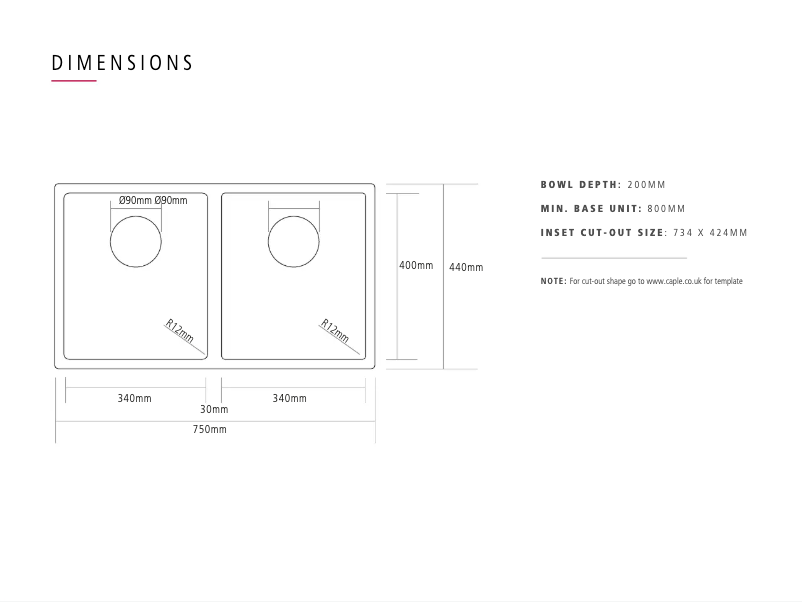 Page 1 de la notice Manuel utilisateur Caple MODE3434