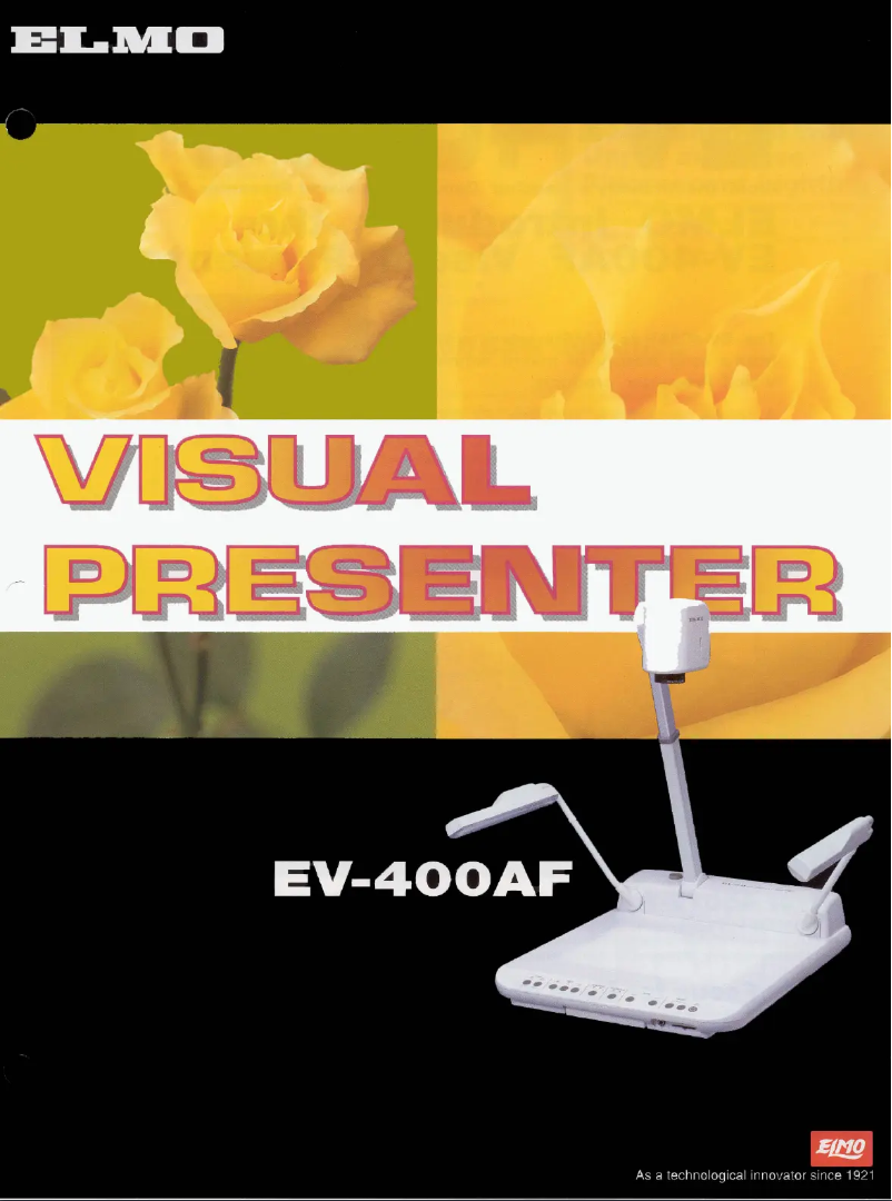 Page 1 de la notice Brochure Elmo EV-400AF