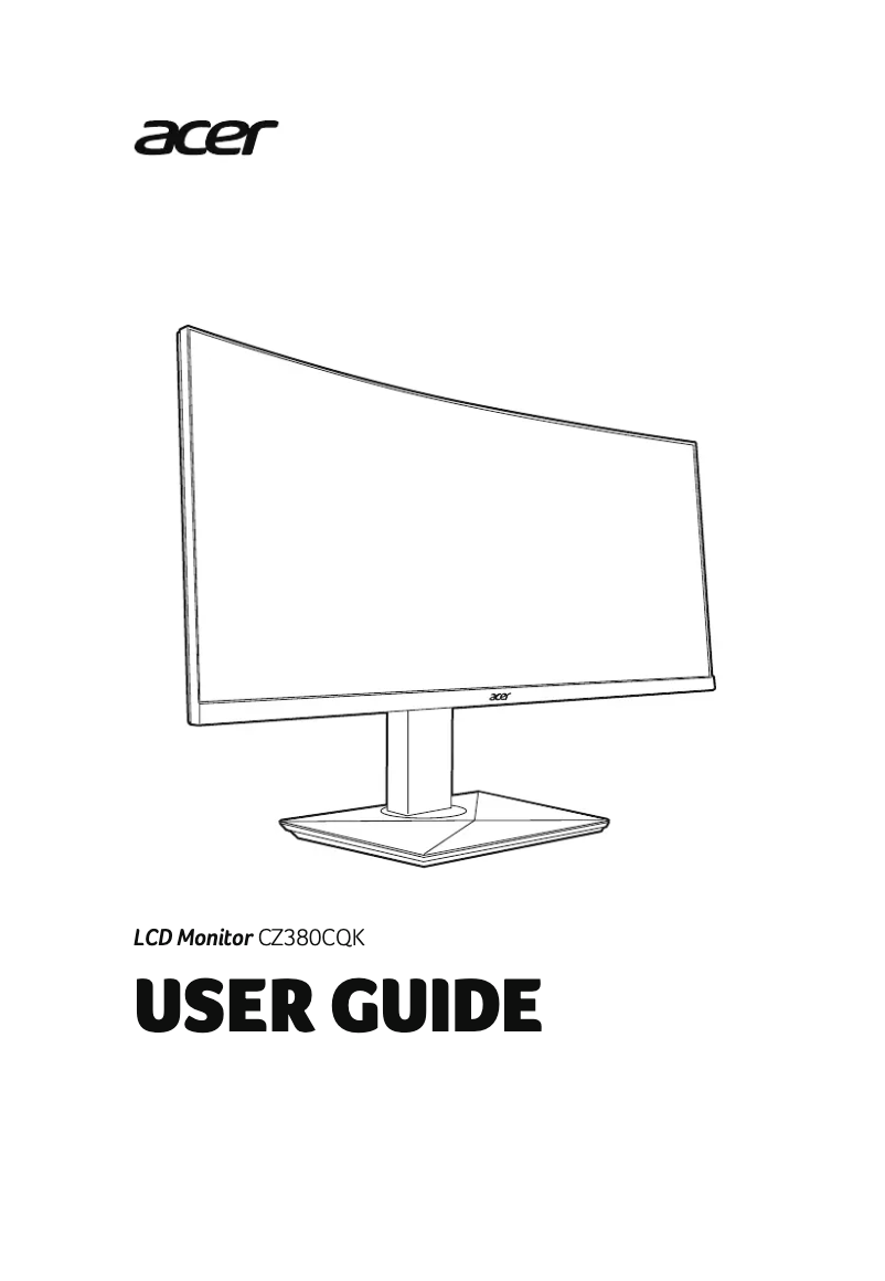 Página 1 del manual Guía de inicio rápido Acer CZ380CQK