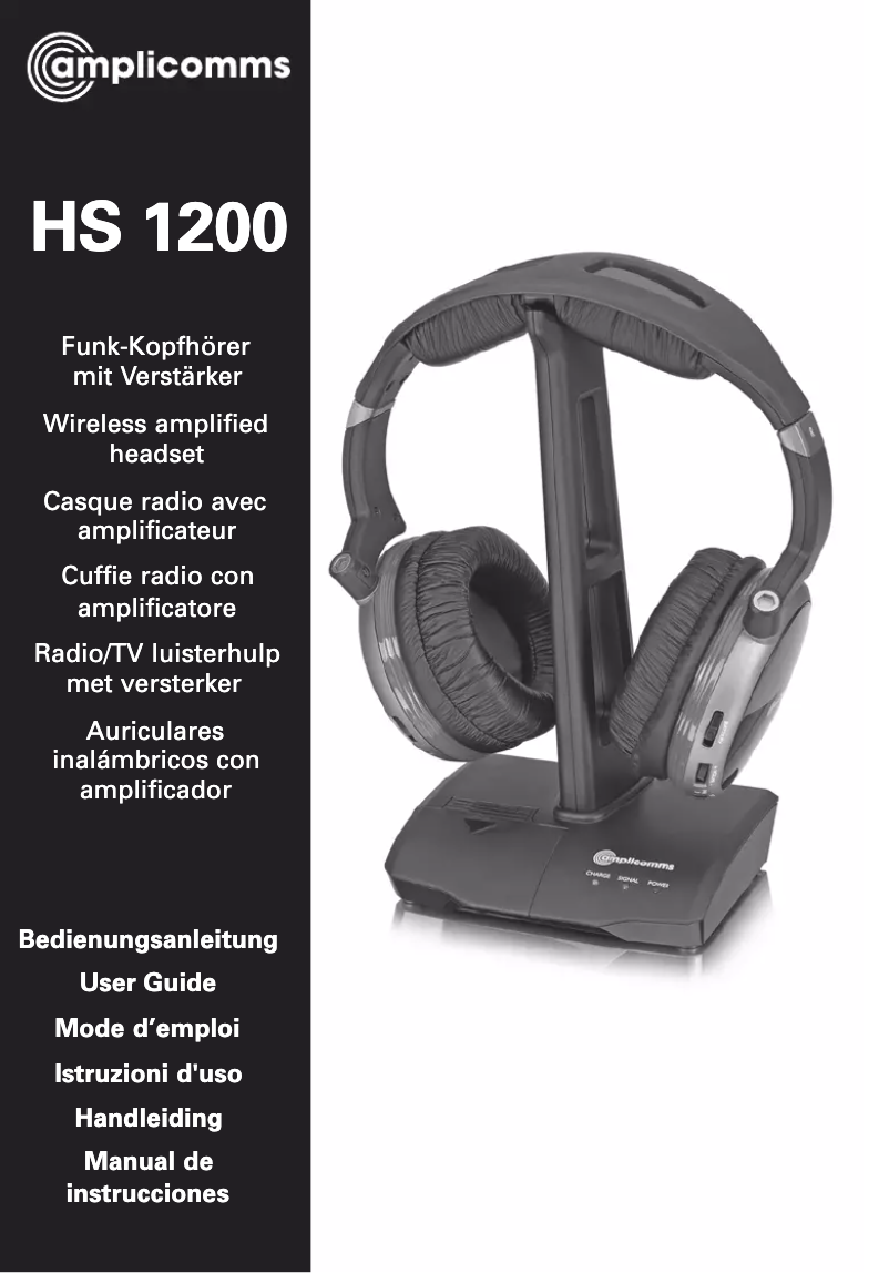 Image de la première page du manuel de l'appareil HS 1200