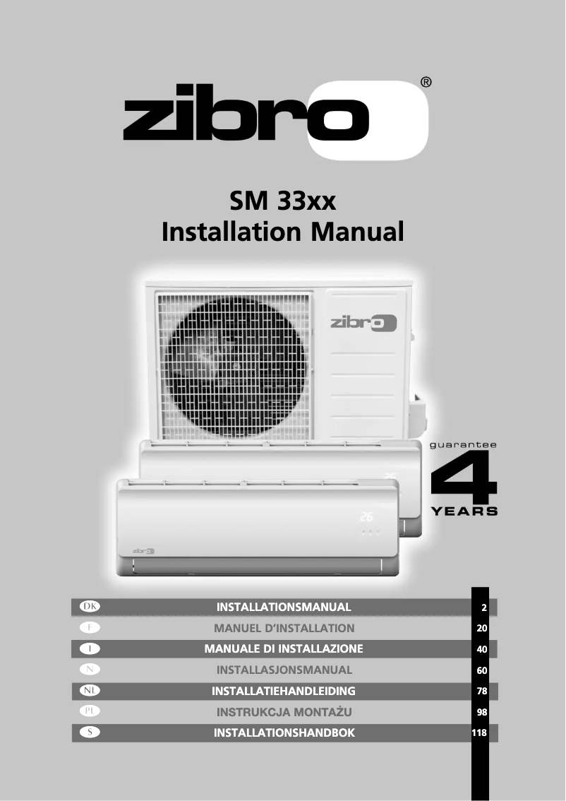 Image de la première page du manuel de l'appareil SM33 DUO