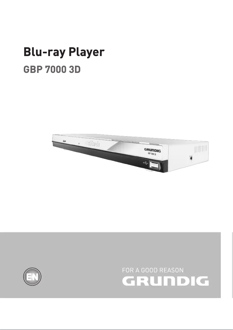 Page n°1 - Manuel utilisateur Grundig GBP 7000 3D