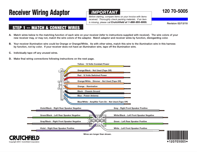 Page n°1 - Manuel utilisateur Metra 70-5005
