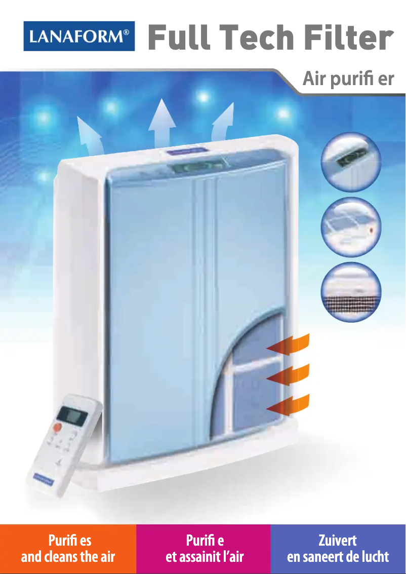 Page n°1 - Manuel utilisateur Lanaform Full Tech Filter