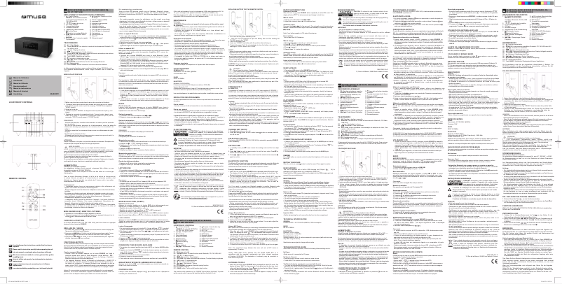 Page 1 de la notice Manuel utilisateur Muse M-692 BTC