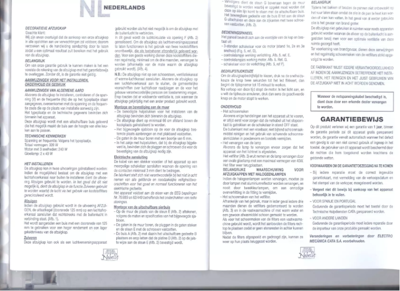 Page 1 de la notice Manuel utilisateur Etna EN4479