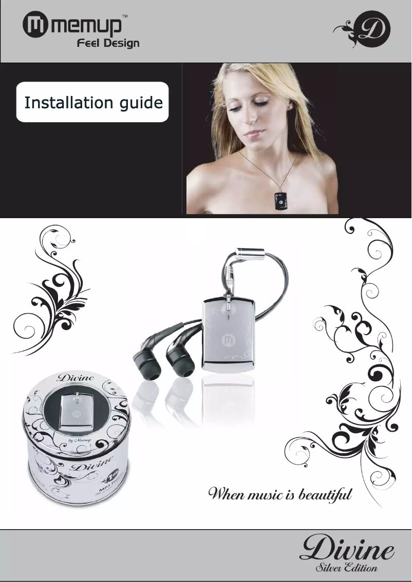 Page n°1 - Manuel utilisateur Memup Divine