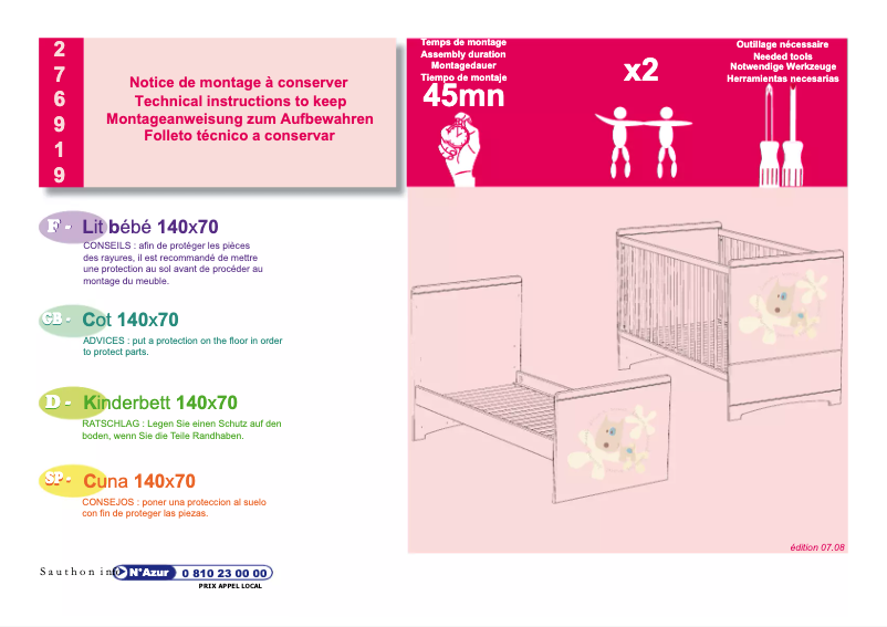 Image de la première page du manuel de l'appareil 276919