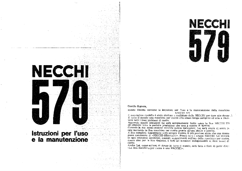 Image de la première page du manuel de l'appareil 579