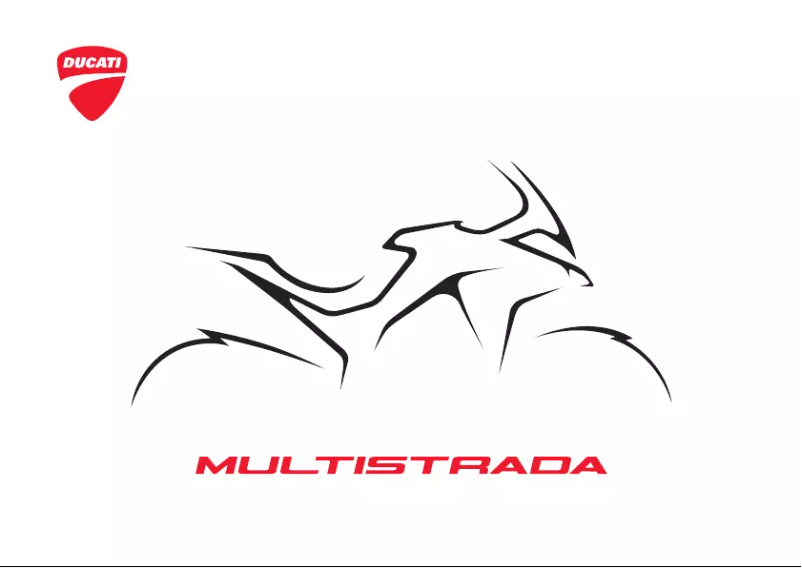 Image de la première page du manuel de l'appareil Multistrada V4 S Sport (2021)