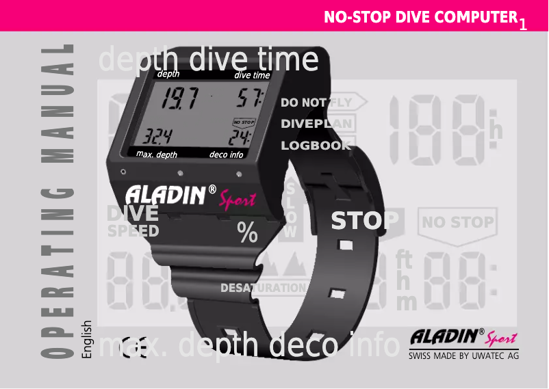 Página 1 del manual Manual de usuario Uwatec Aladin Sport