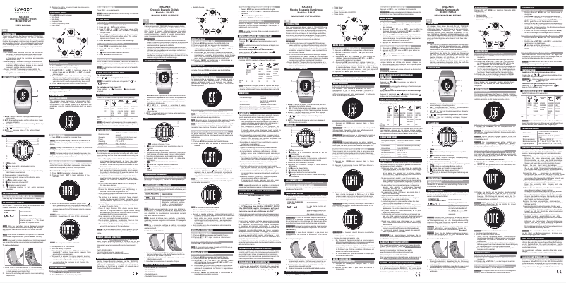 Image de la première page du manuel de l'appareil Tracker RA122