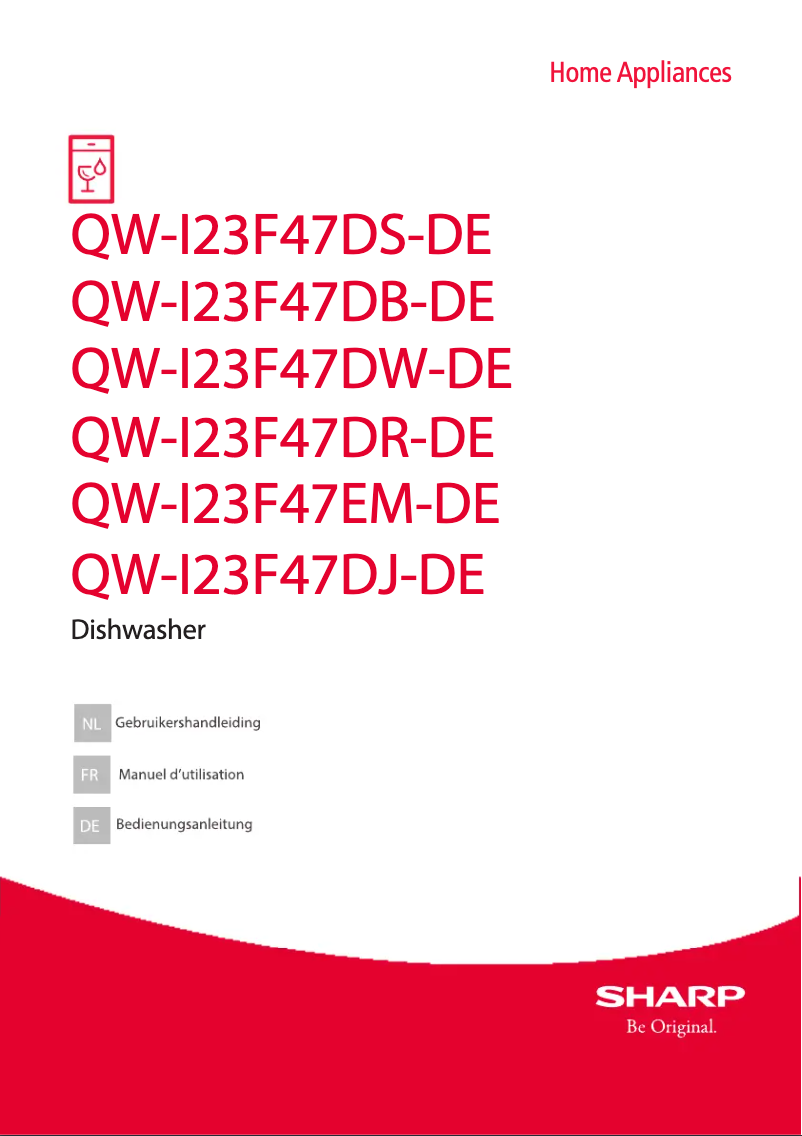 Page n°1 - Manuel utilisateur Sharp QW-I23F47DM-DE