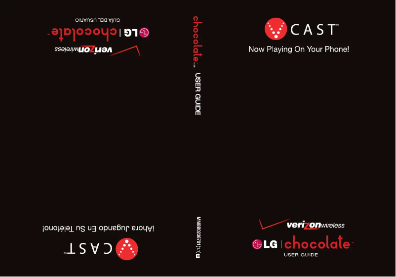 Página 1 del manual Manual de usuario LG VX8550