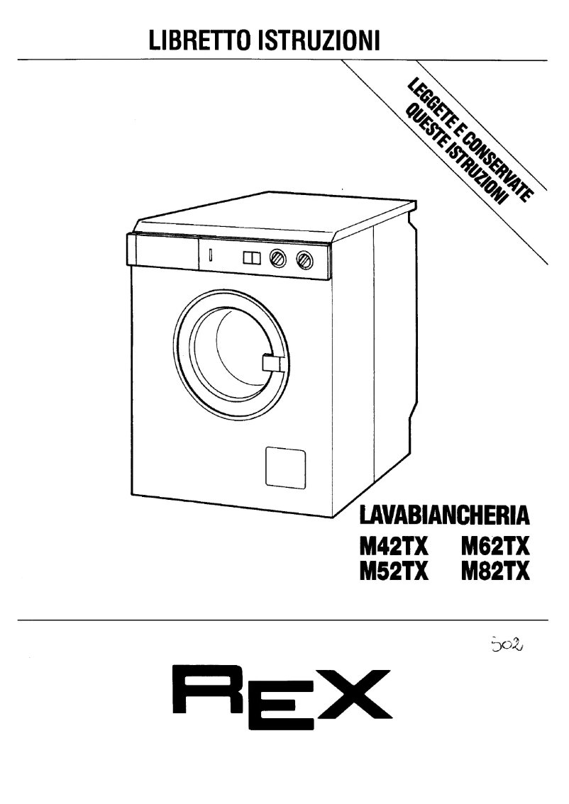 Page n°1 - Manuel utilisateur Rex M82TX