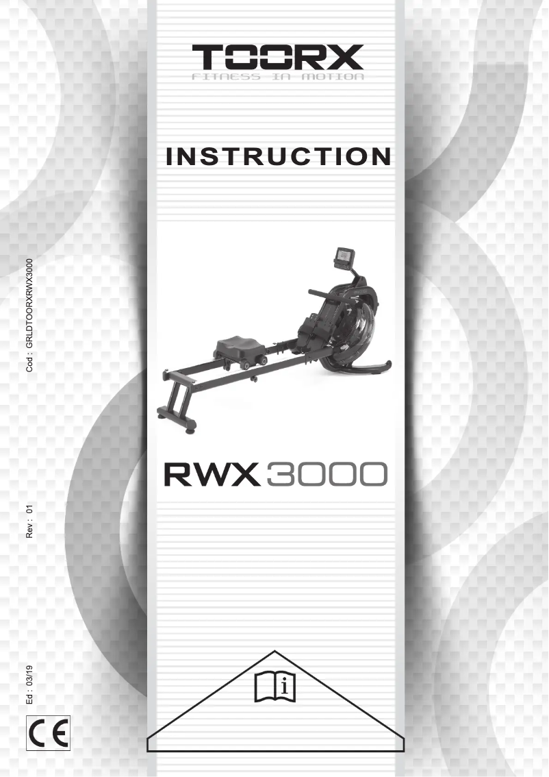 Image de la première page du manuel de l'appareil RWX-3000