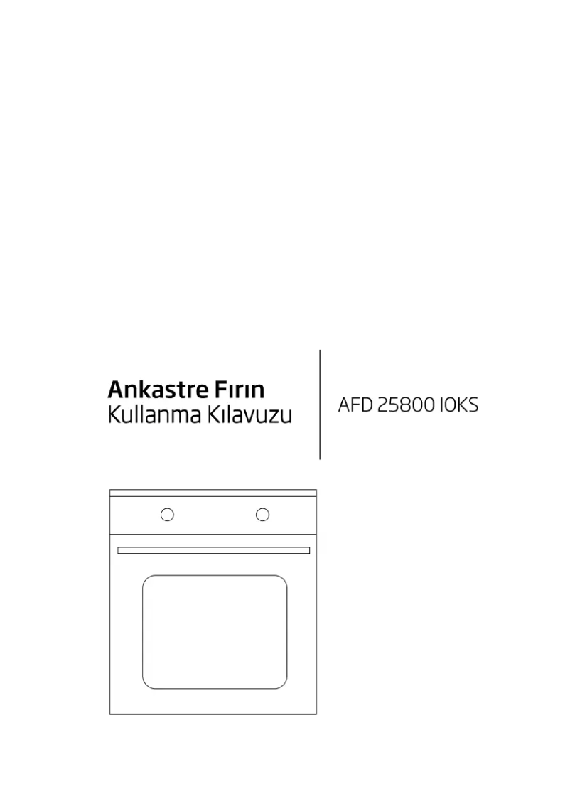 Page 1 de la notice Manuel utilisateur Beko AFD 25800 IOKS