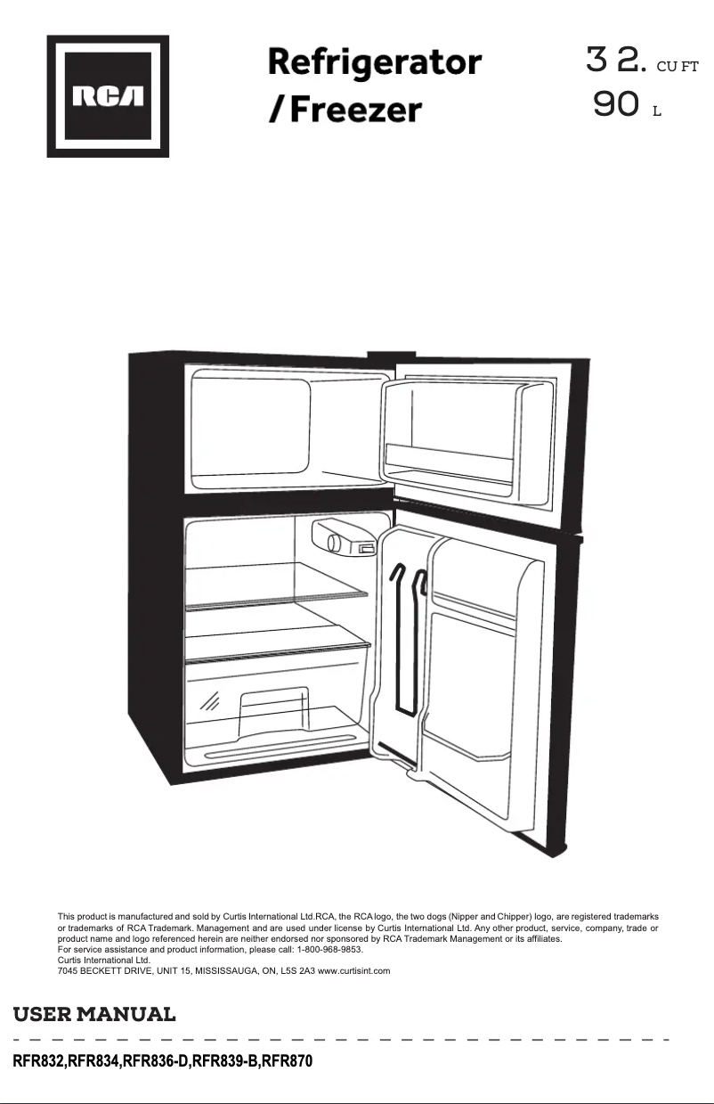 Image de la première page du manuel de l'appareil RFR870