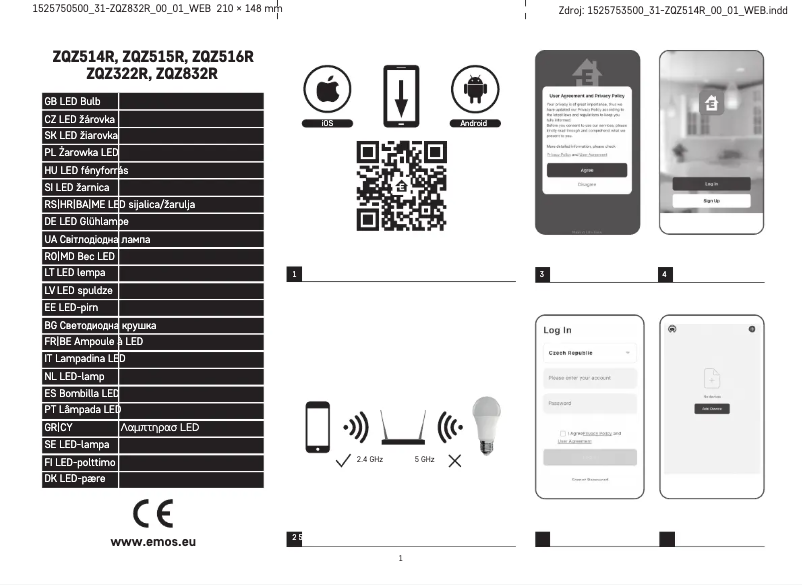 Image de la première page du manuel de l'appareil ZQZ832R