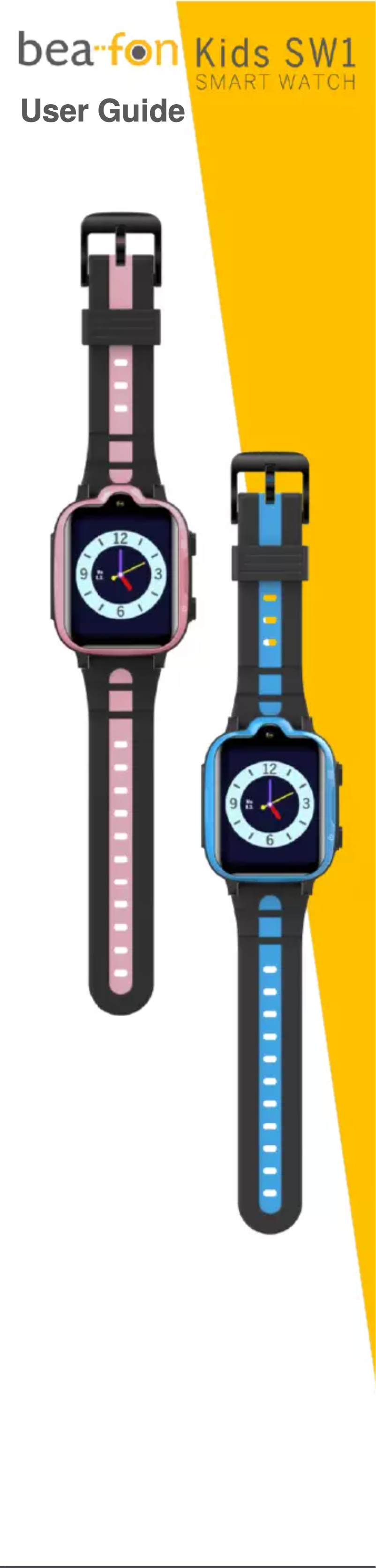 Page 1 of the manual User Manual Bea-fon SW1