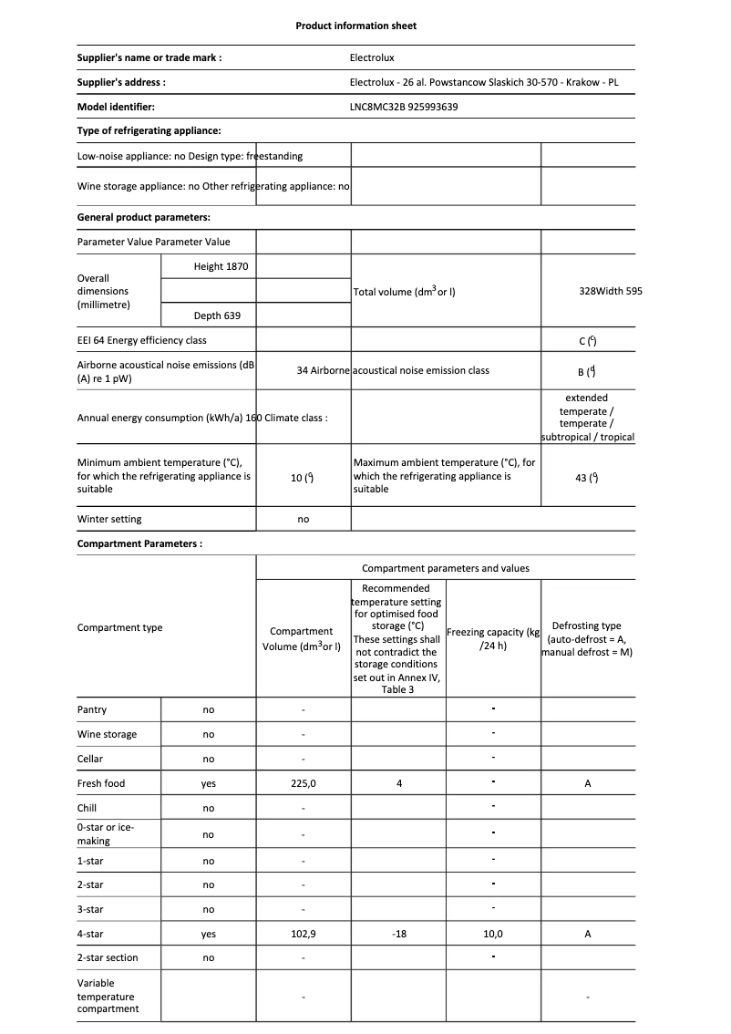 Image de la première page du manuel de l'appareil LNC8MC32B