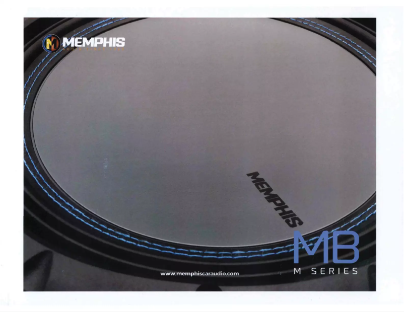 Page 1 de la notice Manuel utilisateur Memphis Audio MB824