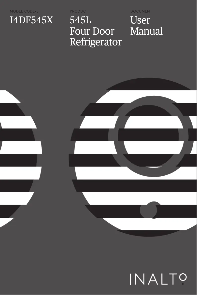 Page 1 de la notice Manuel utilisateur InAlto I4DF545X