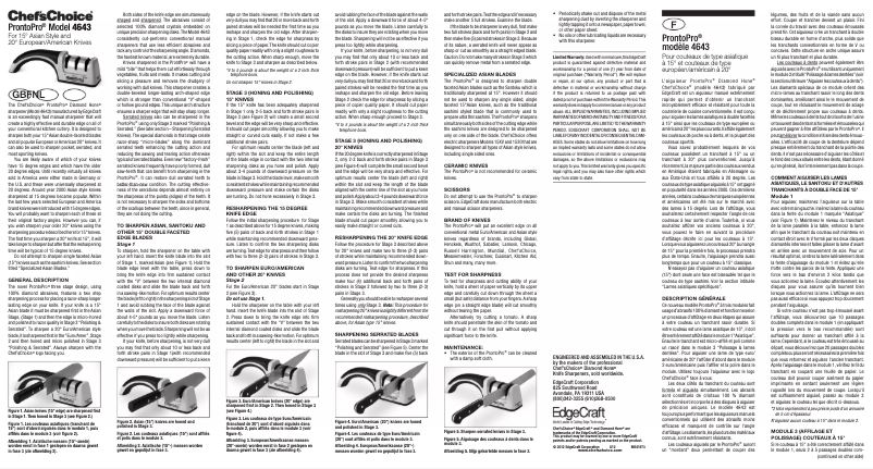 Page n°1 - Manuel utilisateur Chef's Choice ProntoPro CC4643