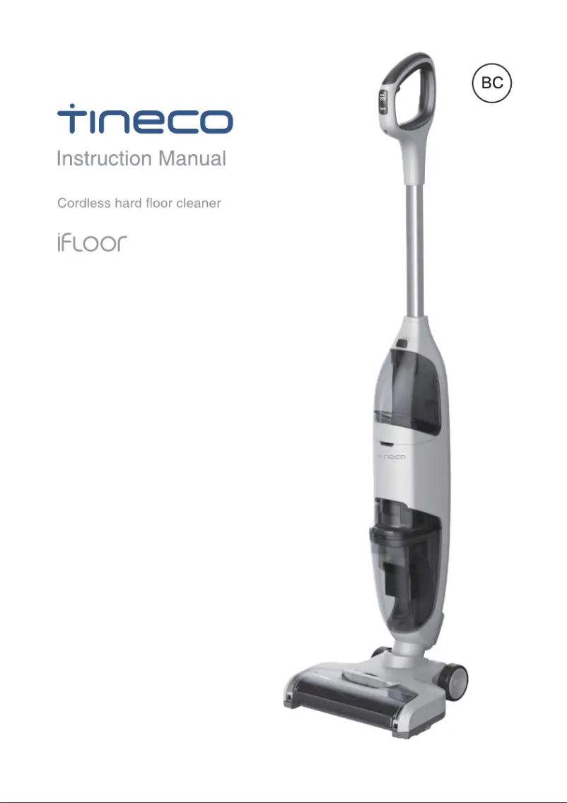 Page 1 de la notice Manuel utilisateur Tineco iFloor3