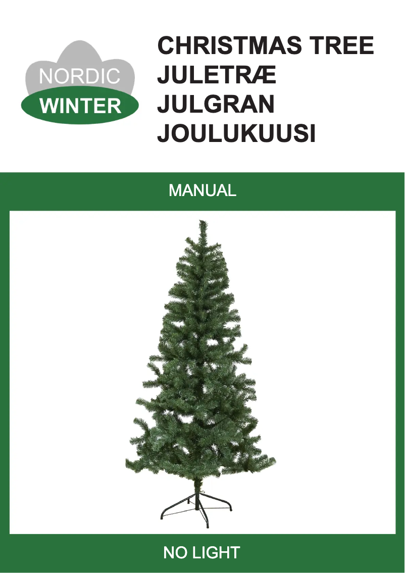 Page n°1 - Manuel utilisateur Nordic Winter 780-107