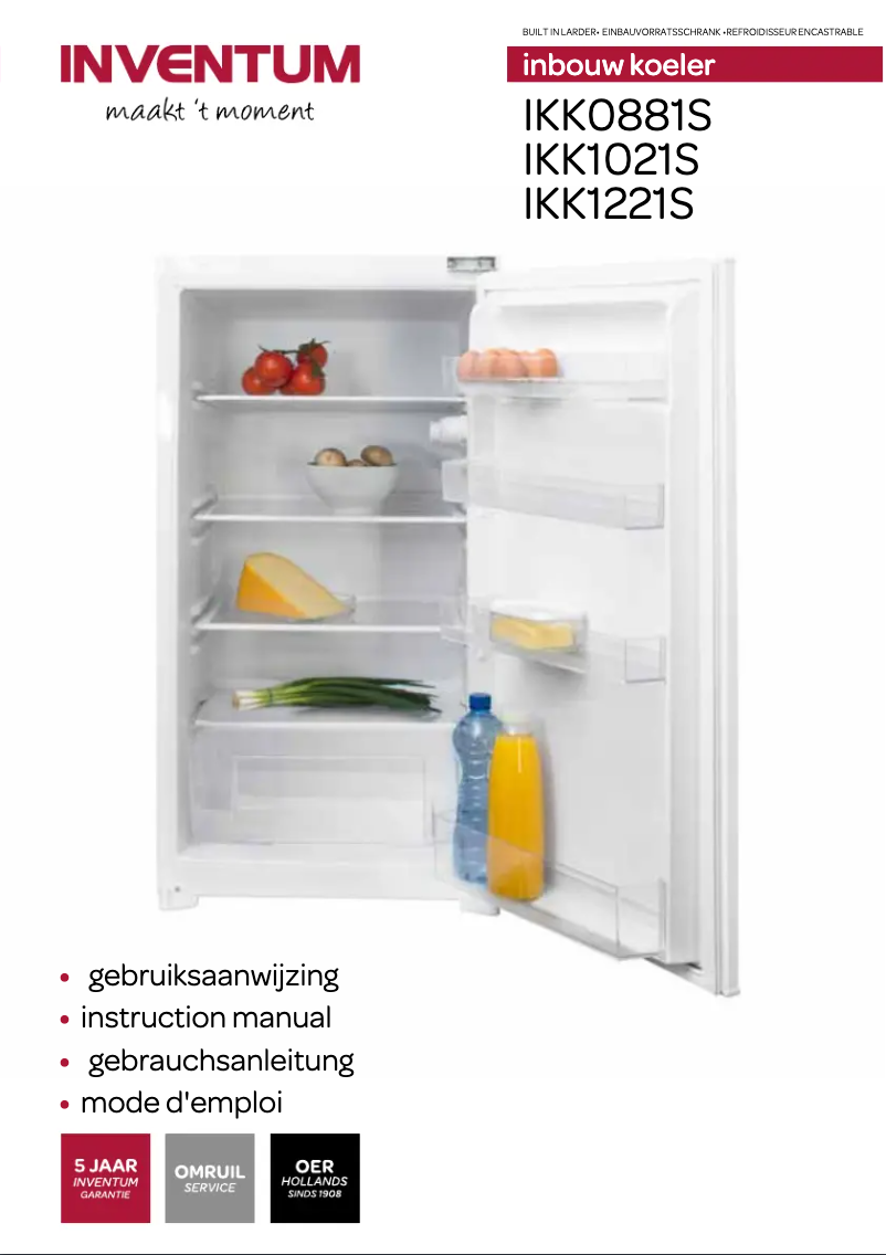 Image de la première page du manuel de l'appareil IKK0881S