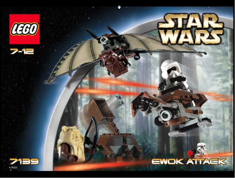 Page 1 de la notice Manuel utilisateur Lego Ewok (TM) Attack