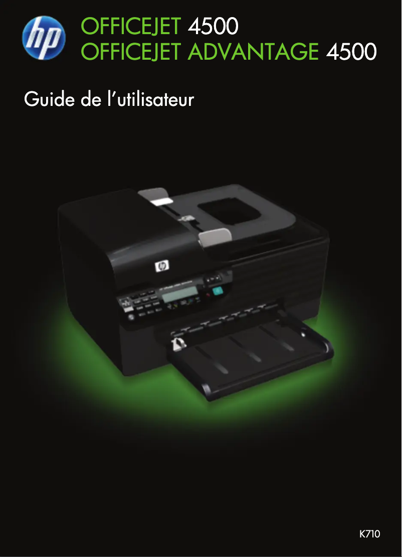 Page n°1 - Manuel utilisateur HP OfficeJet Advantage 4500