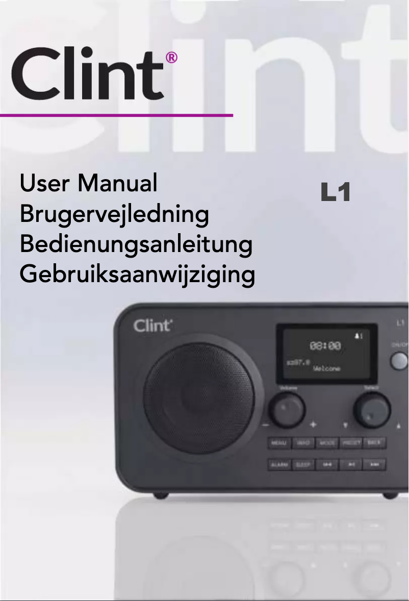 Page 1 de la notice Manuel utilisateur Clint L1