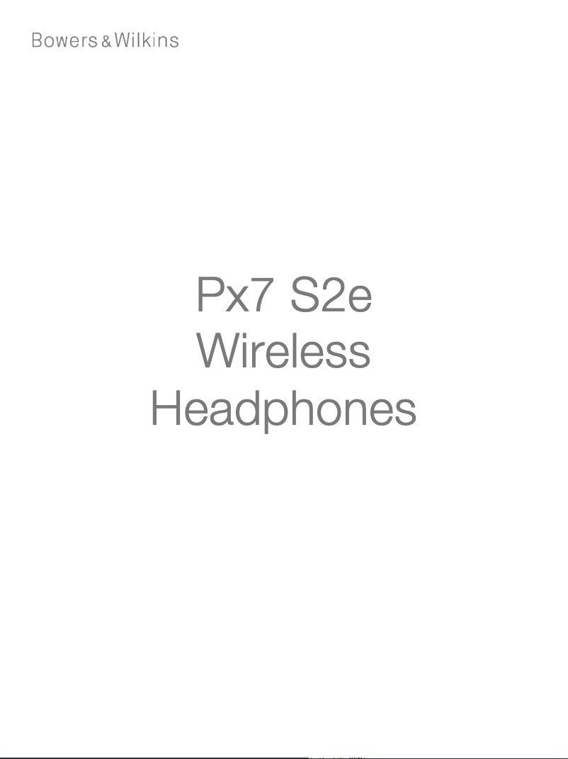 Página 1 del manual Manual de usuario Bowers & Wilkins Px7 S2e