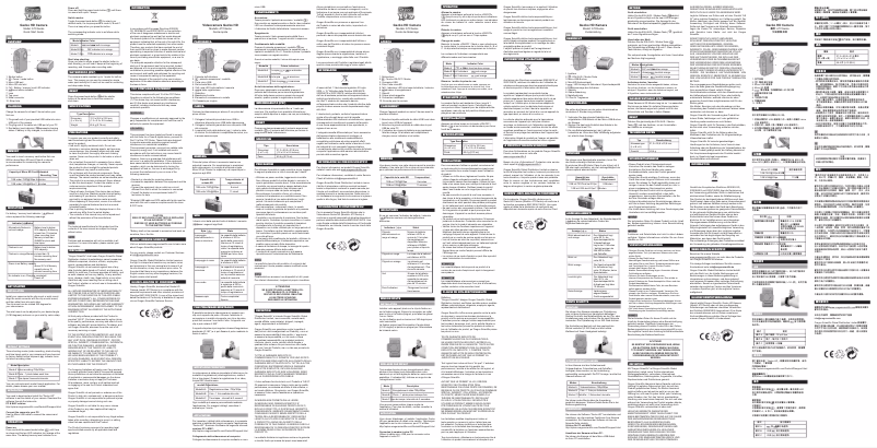 Page 1 de la notice Manuel utilisateur Oregon Scientific ATC Gecko