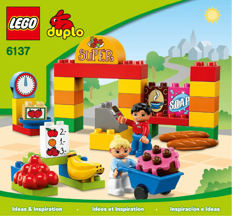 Page 1 de la notice Manuel utilisateur Lego Duplo 6137